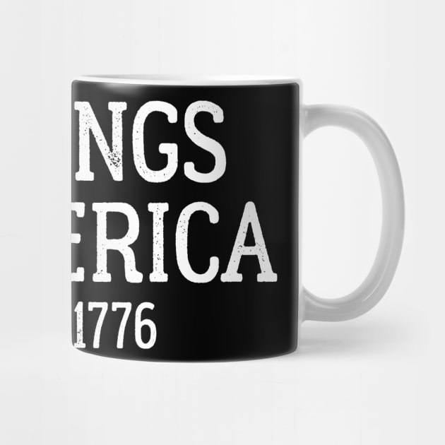 No Kings in America Since 1776 – Patriotic 4th of July by ArtistTee ⭐⭐⭐⭐⭐